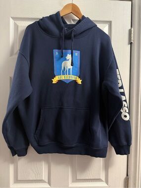 Ted Lasso AFC Richmond Hoodie Large Sweatshirt Navy XL
